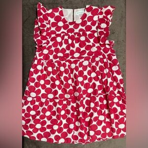 Pants Store Red and White Floral Dress Large